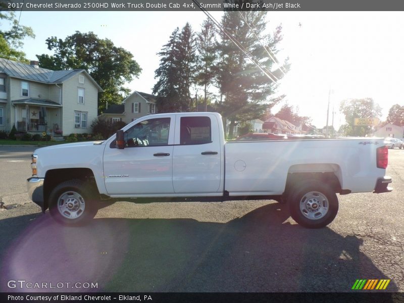 Summit White / Dark Ash/Jet Black 2017 Chevrolet Silverado 2500HD Work Truck Double Cab 4x4