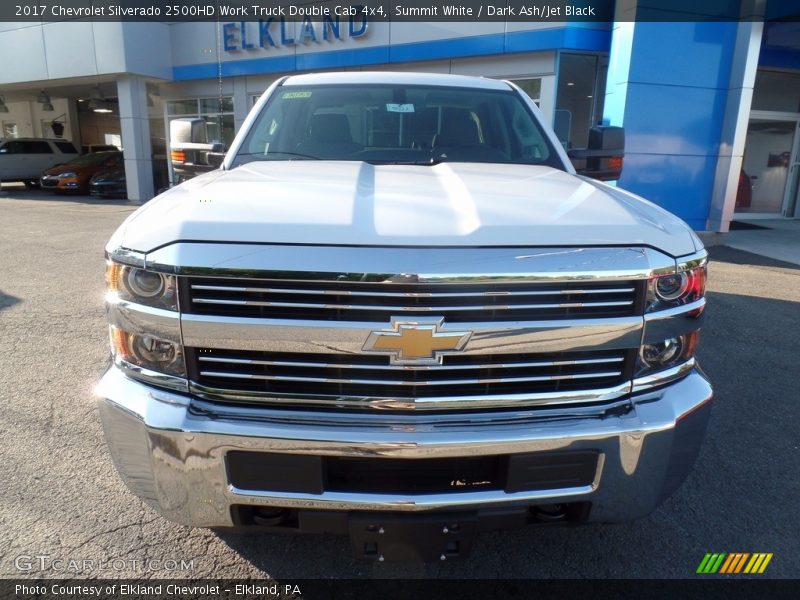 Summit White / Dark Ash/Jet Black 2017 Chevrolet Silverado 2500HD Work Truck Double Cab 4x4