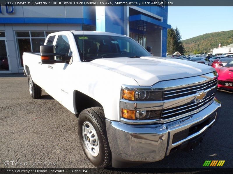 Summit White / Dark Ash/Jet Black 2017 Chevrolet Silverado 2500HD Work Truck Double Cab 4x4
