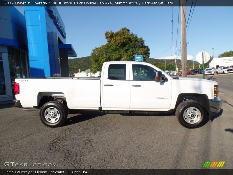 Summit White / Dark Ash/Jet Black 2017 Chevrolet Silverado 2500HD Work Truck Double Cab 4x4