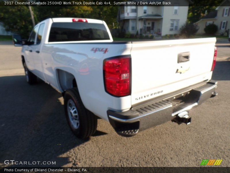 Summit White / Dark Ash/Jet Black 2017 Chevrolet Silverado 2500HD Work Truck Double Cab 4x4