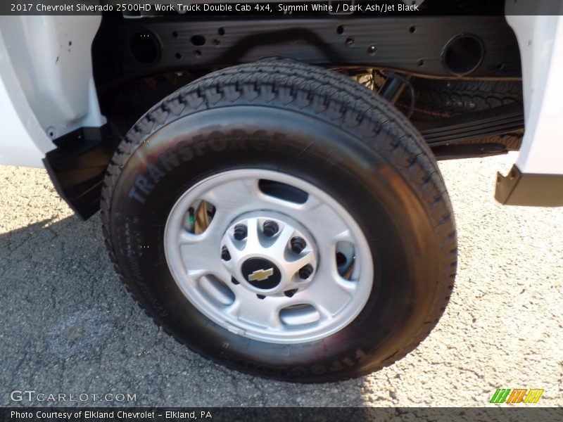 Summit White / Dark Ash/Jet Black 2017 Chevrolet Silverado 2500HD Work Truck Double Cab 4x4