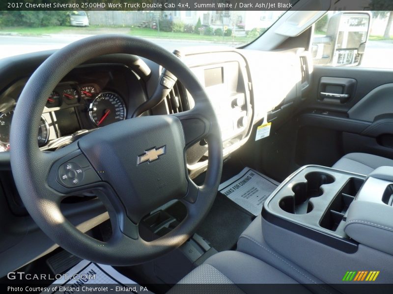 Summit White / Dark Ash/Jet Black 2017 Chevrolet Silverado 2500HD Work Truck Double Cab 4x4