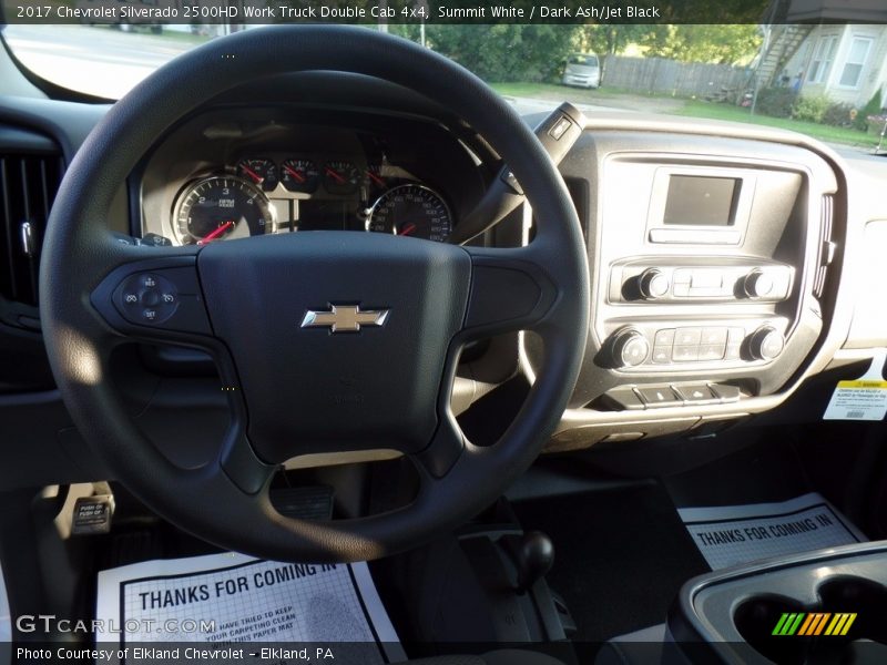 Summit White / Dark Ash/Jet Black 2017 Chevrolet Silverado 2500HD Work Truck Double Cab 4x4