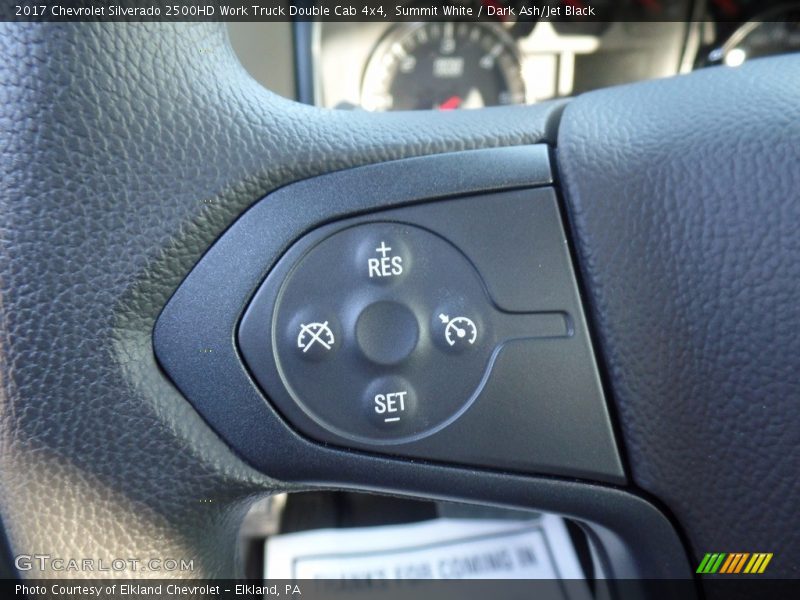 Summit White / Dark Ash/Jet Black 2017 Chevrolet Silverado 2500HD Work Truck Double Cab 4x4