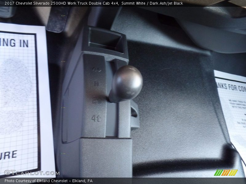 Summit White / Dark Ash/Jet Black 2017 Chevrolet Silverado 2500HD Work Truck Double Cab 4x4