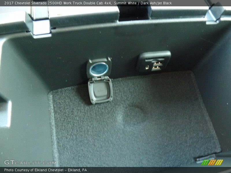 Summit White / Dark Ash/Jet Black 2017 Chevrolet Silverado 2500HD Work Truck Double Cab 4x4