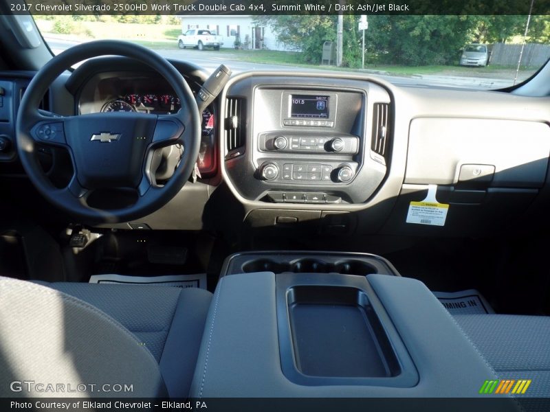 Summit White / Dark Ash/Jet Black 2017 Chevrolet Silverado 2500HD Work Truck Double Cab 4x4