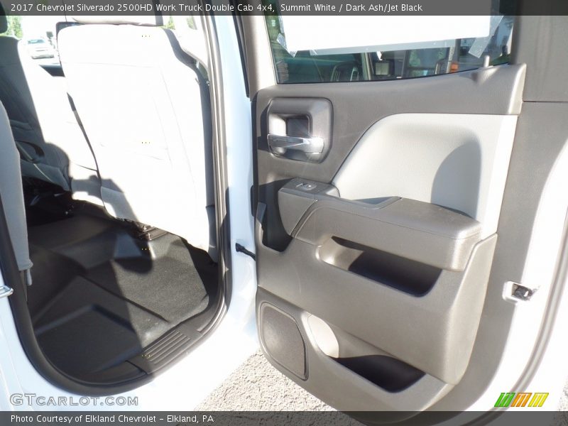 Summit White / Dark Ash/Jet Black 2017 Chevrolet Silverado 2500HD Work Truck Double Cab 4x4