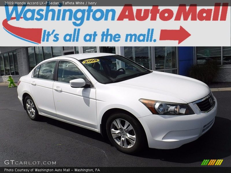 Taffeta White / Ivory 2009 Honda Accord LX-P Sedan