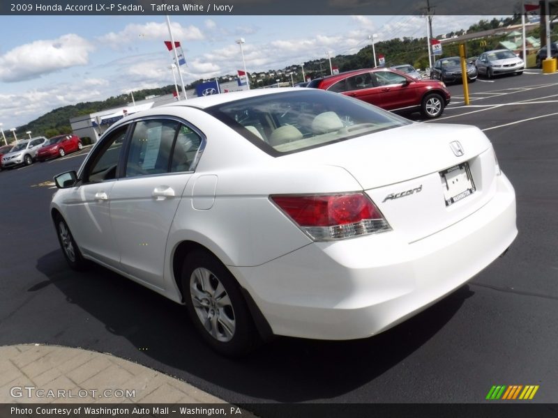 Taffeta White / Ivory 2009 Honda Accord LX-P Sedan