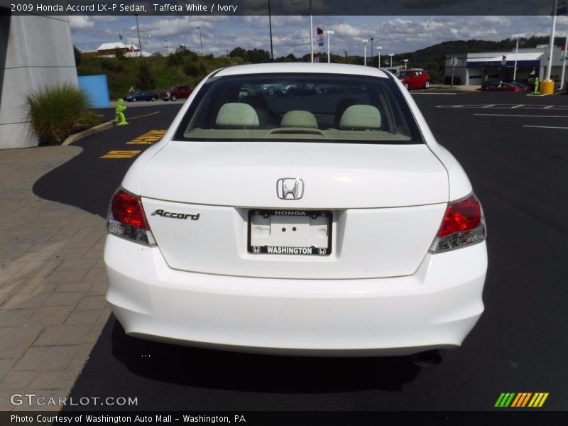 Taffeta White / Ivory 2009 Honda Accord LX-P Sedan