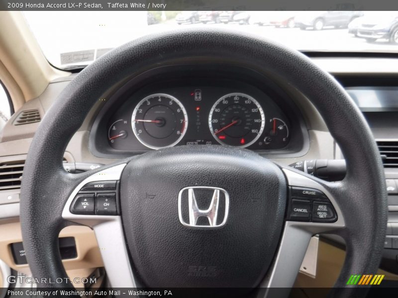 Taffeta White / Ivory 2009 Honda Accord LX-P Sedan