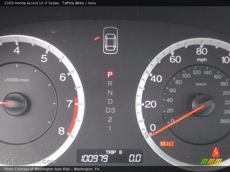 Taffeta White / Ivory 2009 Honda Accord LX-P Sedan