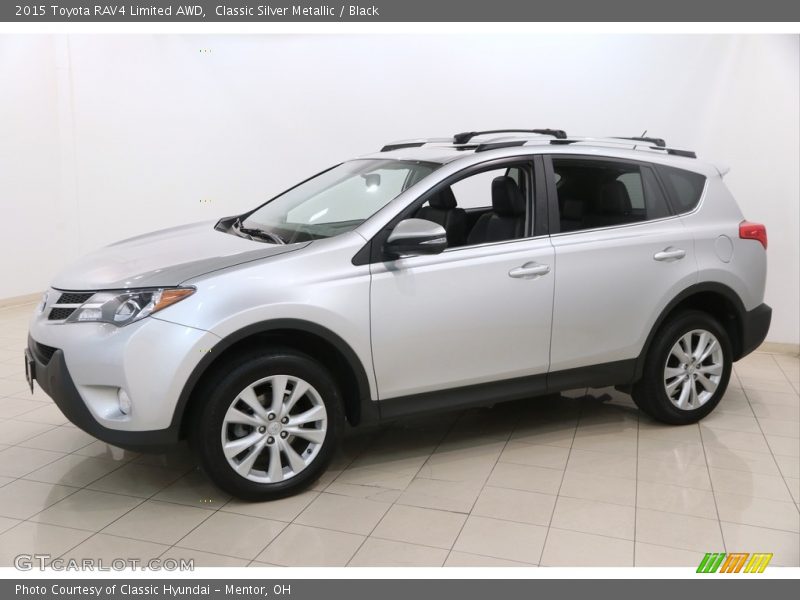 Classic Silver Metallic / Black 2015 Toyota RAV4 Limited AWD