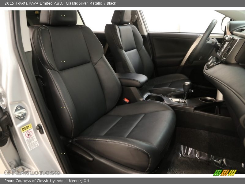 Classic Silver Metallic / Black 2015 Toyota RAV4 Limited AWD