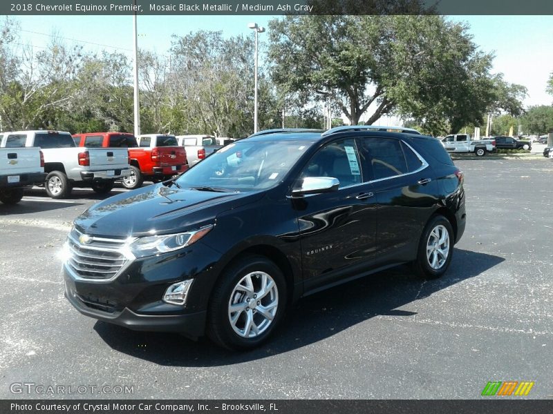 Mosaic Black Metallic / Medium Ash Gray 2018 Chevrolet Equinox Premier