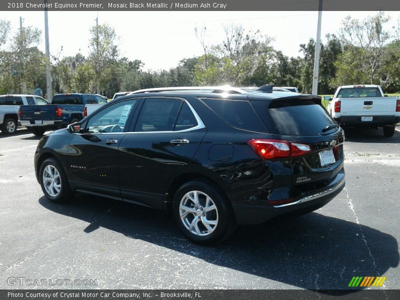 Mosaic Black Metallic / Medium Ash Gray 2018 Chevrolet Equinox Premier