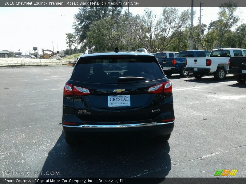 Mosaic Black Metallic / Medium Ash Gray 2018 Chevrolet Equinox Premier