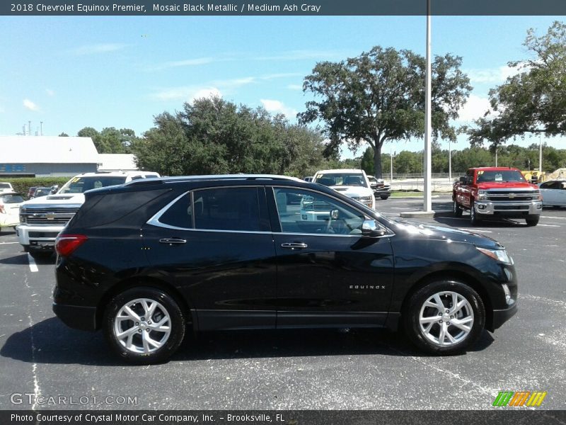 Mosaic Black Metallic / Medium Ash Gray 2018 Chevrolet Equinox Premier