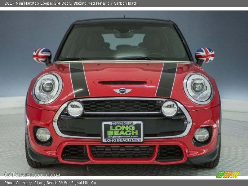 Blazing Red Metallic / Carbon Black 2017 Mini Hardtop Cooper S 4 Door