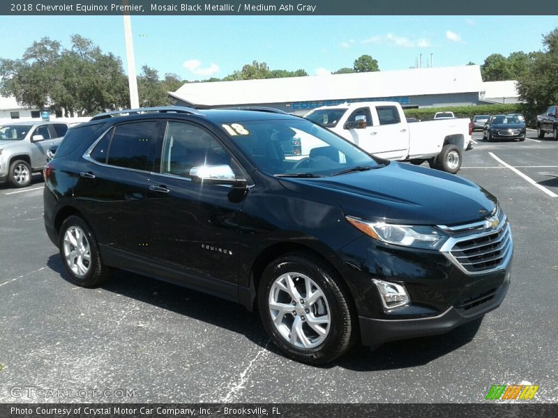Mosaic Black Metallic / Medium Ash Gray 2018 Chevrolet Equinox Premier