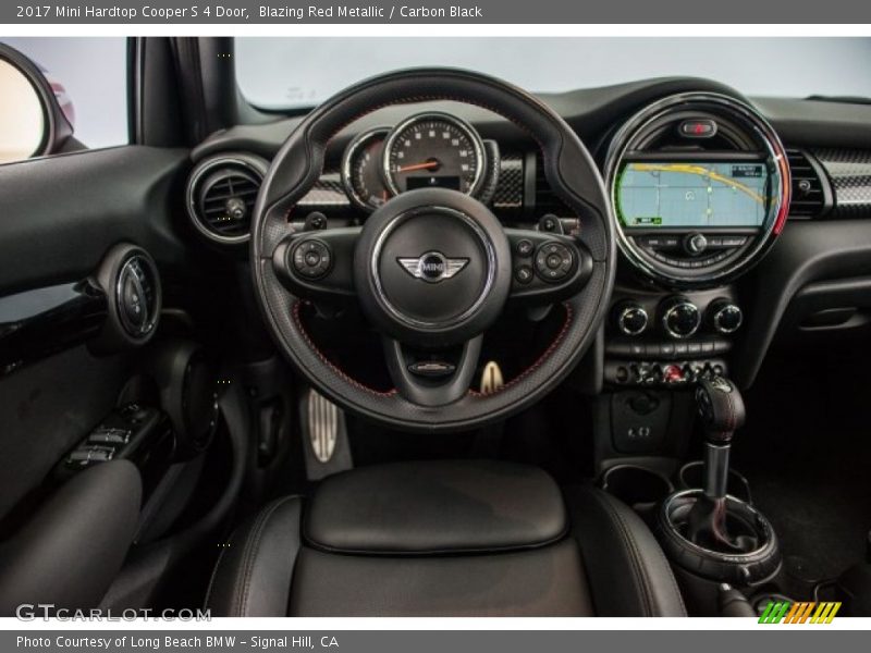 Blazing Red Metallic / Carbon Black 2017 Mini Hardtop Cooper S 4 Door