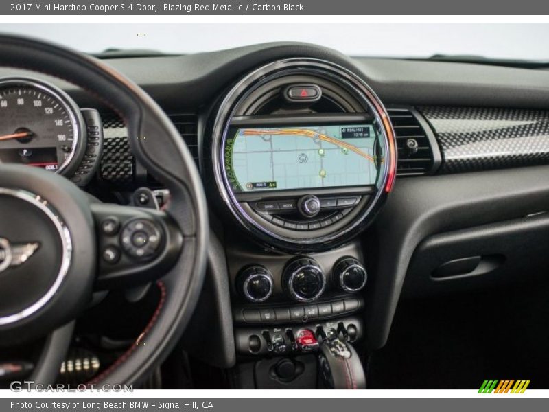 Blazing Red Metallic / Carbon Black 2017 Mini Hardtop Cooper S 4 Door