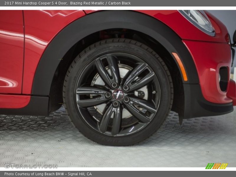 Blazing Red Metallic / Carbon Black 2017 Mini Hardtop Cooper S 4 Door