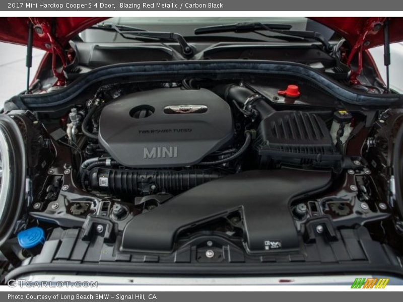 Blazing Red Metallic / Carbon Black 2017 Mini Hardtop Cooper S 4 Door