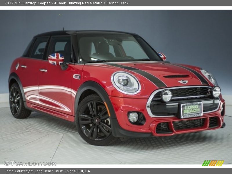 Blazing Red Metallic / Carbon Black 2017 Mini Hardtop Cooper S 4 Door