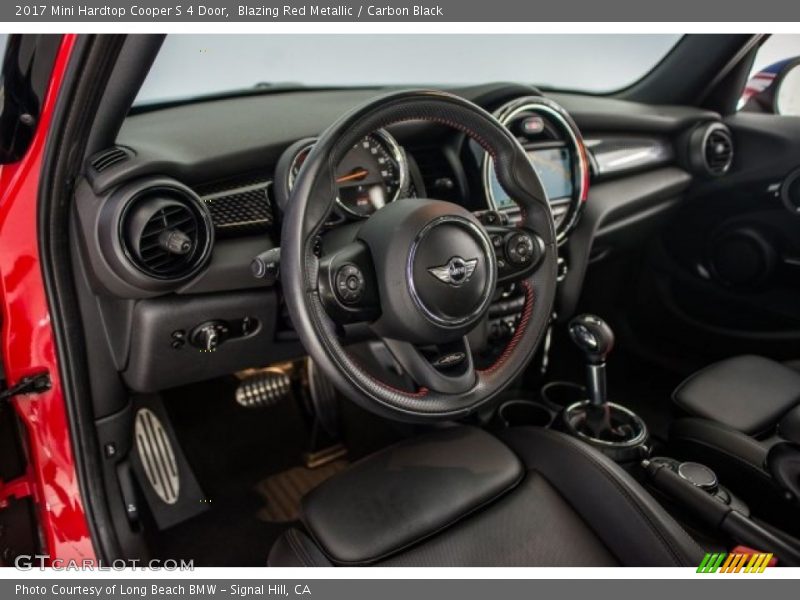 Blazing Red Metallic / Carbon Black 2017 Mini Hardtop Cooper S 4 Door