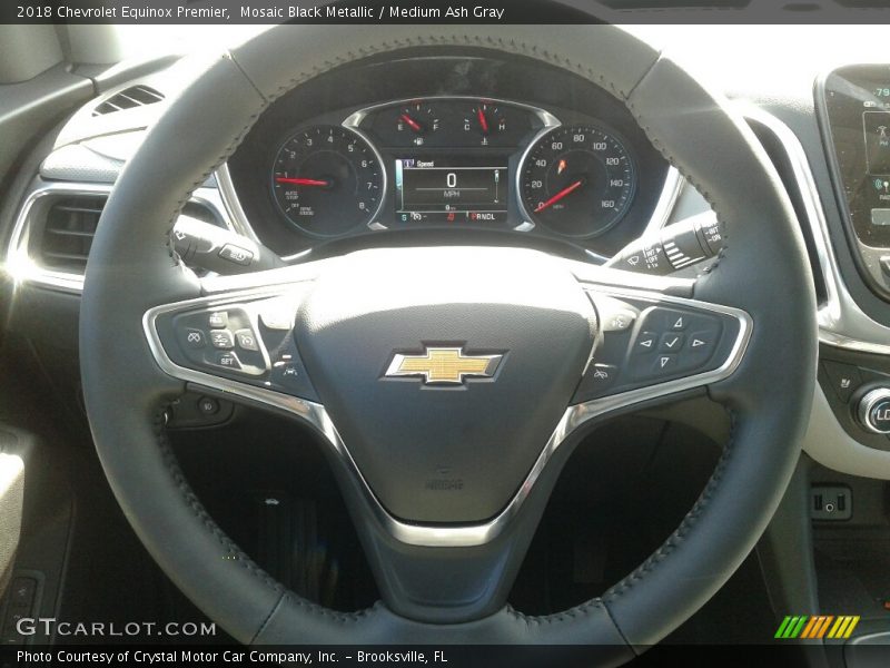 Mosaic Black Metallic / Medium Ash Gray 2018 Chevrolet Equinox Premier