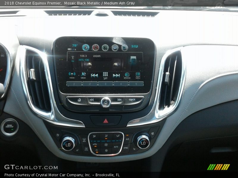 Mosaic Black Metallic / Medium Ash Gray 2018 Chevrolet Equinox Premier