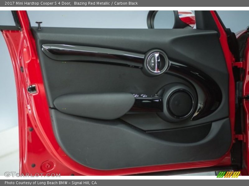 Blazing Red Metallic / Carbon Black 2017 Mini Hardtop Cooper S 4 Door