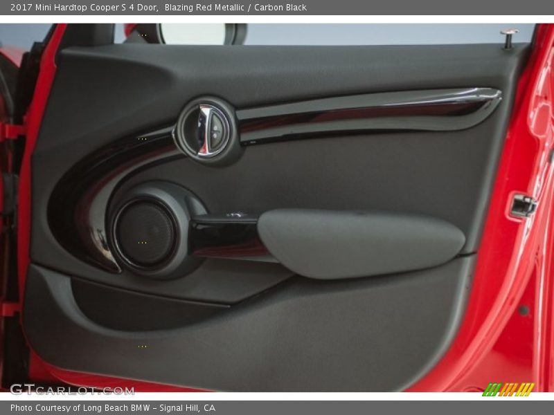Blazing Red Metallic / Carbon Black 2017 Mini Hardtop Cooper S 4 Door