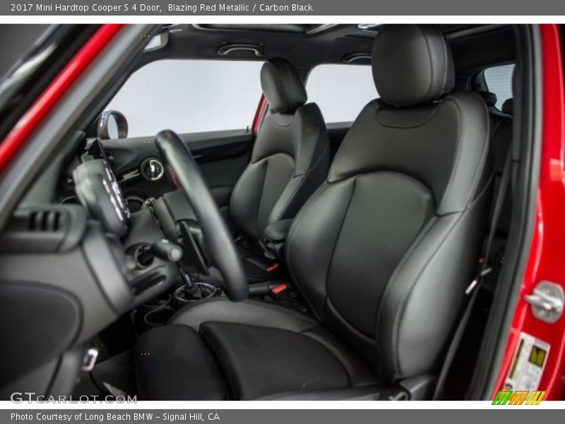 Blazing Red Metallic / Carbon Black 2017 Mini Hardtop Cooper S 4 Door