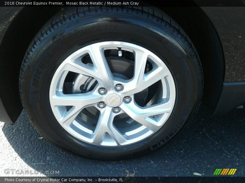 Mosaic Black Metallic / Medium Ash Gray 2018 Chevrolet Equinox Premier