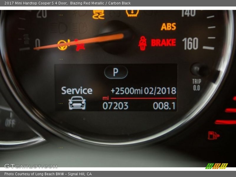 Blazing Red Metallic / Carbon Black 2017 Mini Hardtop Cooper S 4 Door