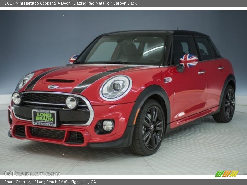Blazing Red Metallic / Carbon Black 2017 Mini Hardtop Cooper S 4 Door