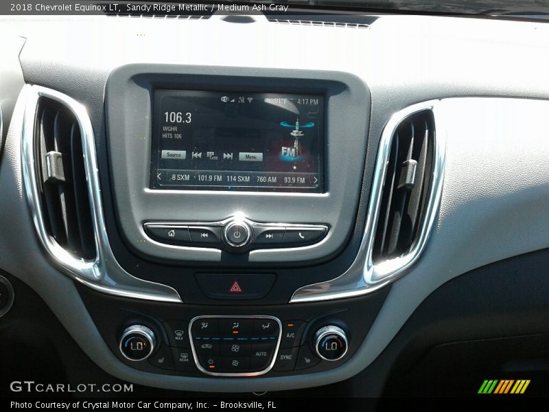 Sandy Ridge Metallic / Medium Ash Gray 2018 Chevrolet Equinox LT