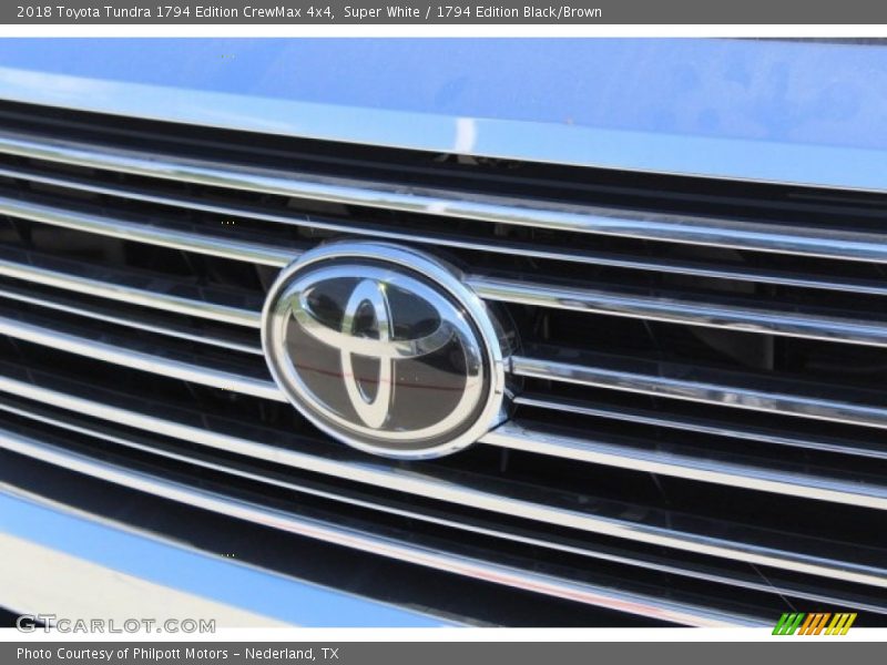 Super White / 1794 Edition Black/Brown 2018 Toyota Tundra 1794 Edition CrewMax 4x4