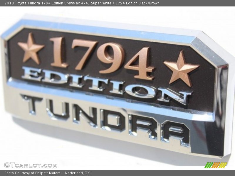  2018 Tundra 1794 Edition CrewMax 4x4 Logo