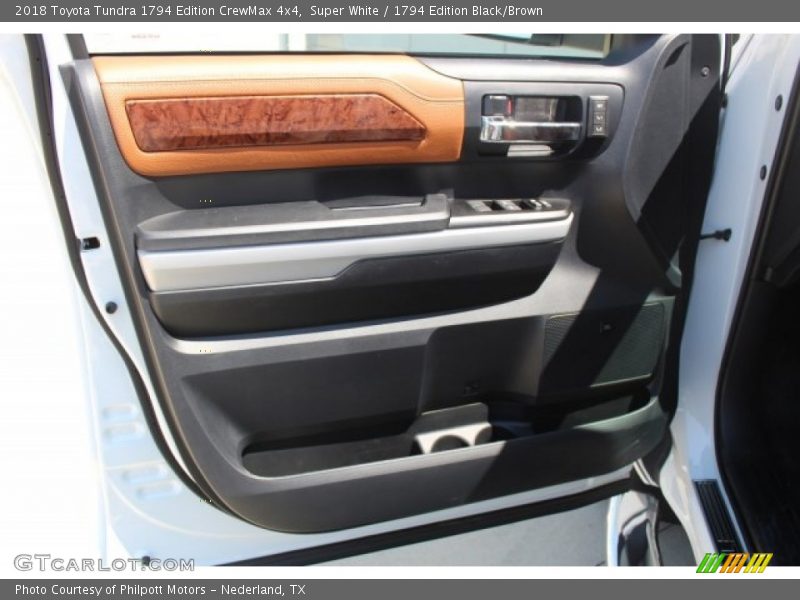 Super White / 1794 Edition Black/Brown 2018 Toyota Tundra 1794 Edition CrewMax 4x4