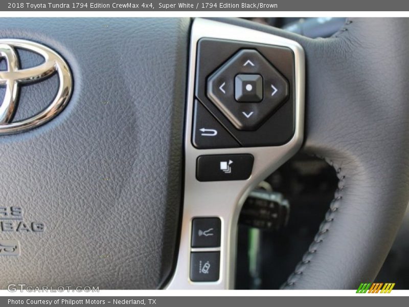 Controls of 2018 Tundra 1794 Edition CrewMax 4x4