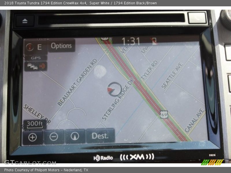 Navigation of 2018 Tundra 1794 Edition CrewMax 4x4