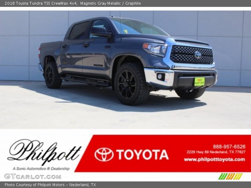 Magnetic Gray Metallic / Graphite 2018 Toyota Tundra TSS CrewMax 4x4
