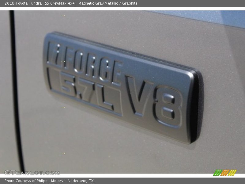 Magnetic Gray Metallic / Graphite 2018 Toyota Tundra TSS CrewMax 4x4