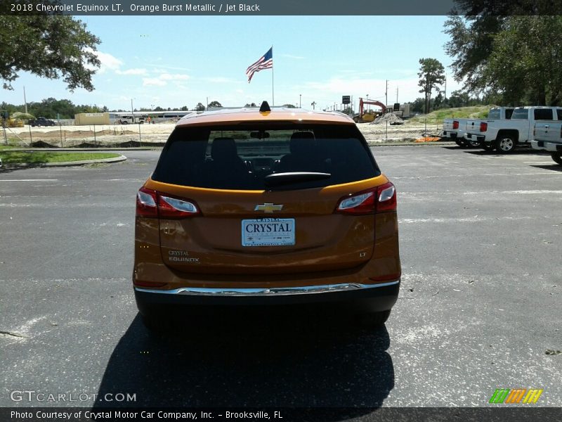 Orange Burst Metallic / Jet Black 2018 Chevrolet Equinox LT