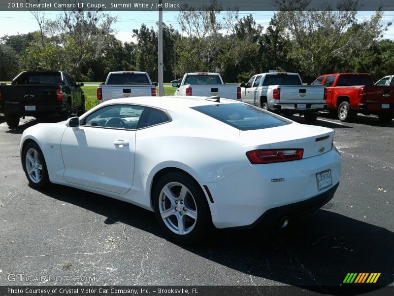 Summit White / Jet Black 2018 Chevrolet Camaro LT Coupe
